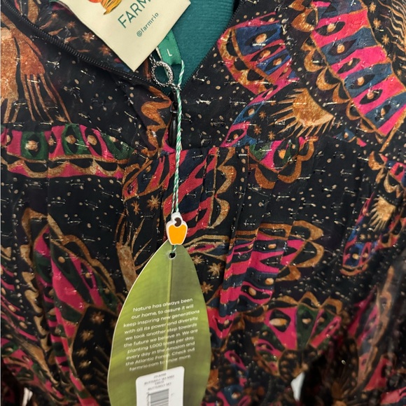 Farm Rio Butterfly Sky Midi Dress - Picture 8 of 10